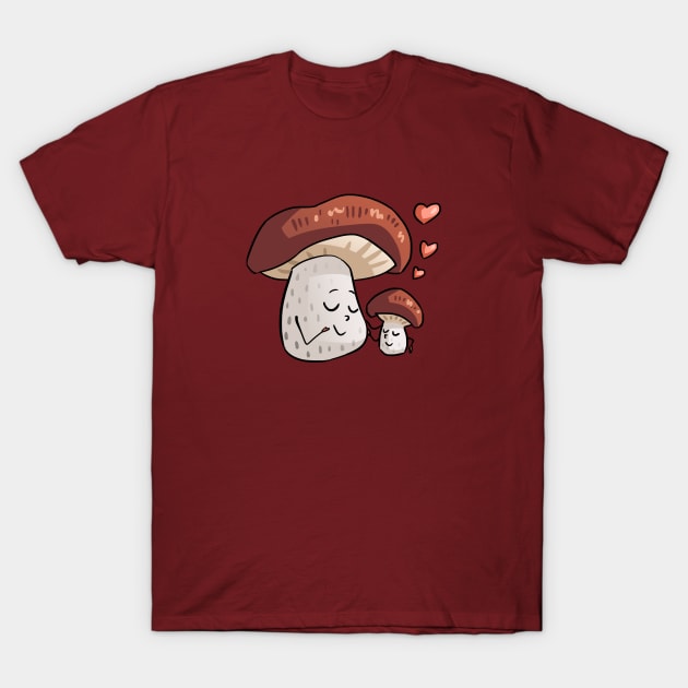Mushroom Love T-Shirt by CANVAZSHOP